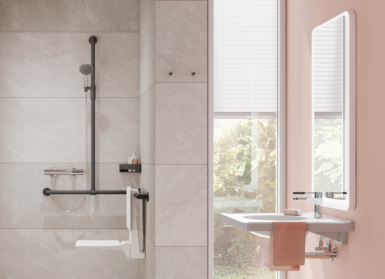 Barrierefreie Dusche HEWI